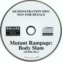 Free download Mutant Rampage: Bodyslam (Demonstration Disc) (Philips CD-i) [Scans] free photo or picture to be edited with GIMP online image editor
